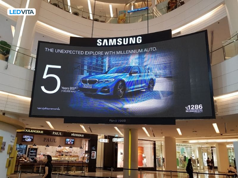 Màn hình LED trung tâm thương mại Màn hình LED trung tâm thương mại