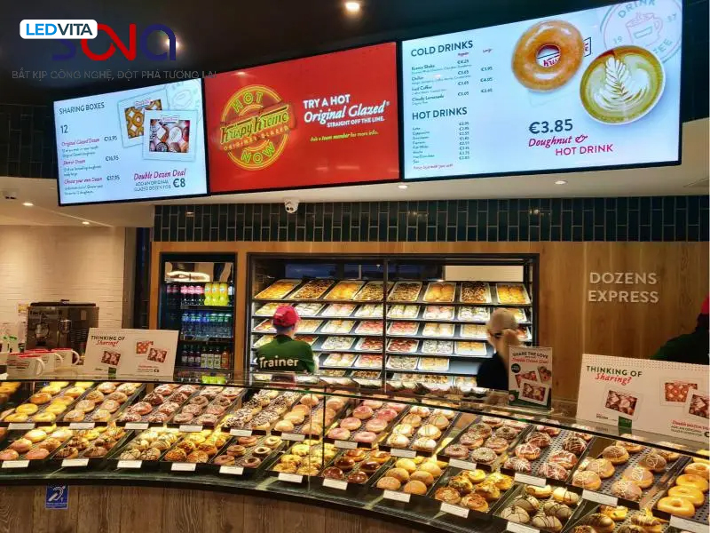 Lời khuyên khi chọn màn hình quảng cáo siêu thị