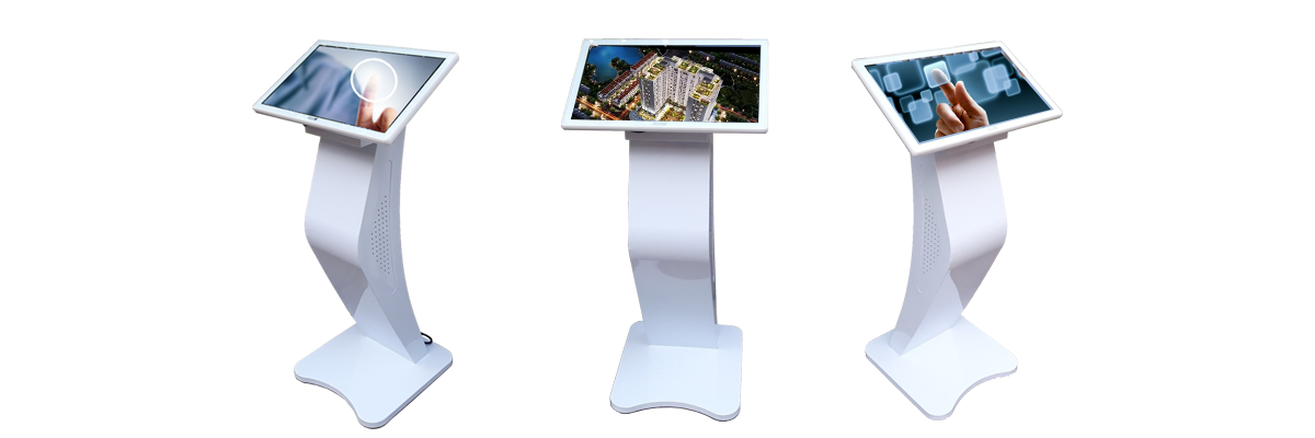 Màn Hình Quảng Cáo LCD Chân Quỳ 55 Inch |Cảm ứng|