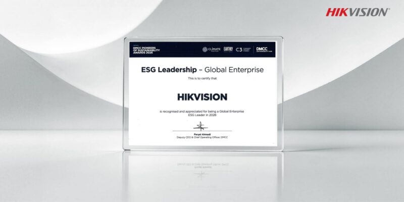 Hikvision Được Vinh Danh Giải Thưởng Lãnh Đạo ESG Toàn Cầu DMCC 2026